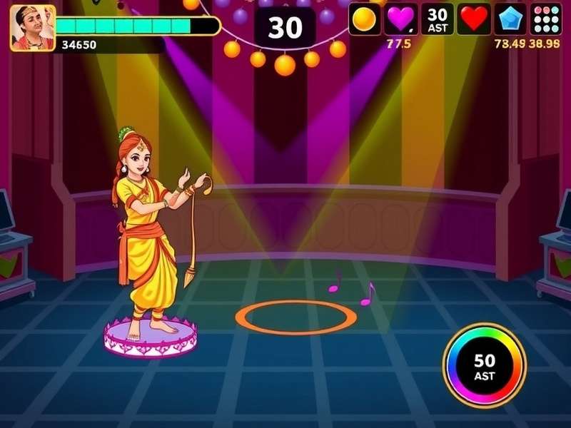 Bhangra Beat Frenzy game modes interface